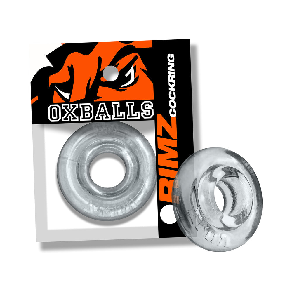 Oxballs Rimz Single Ring Cock Ring - Clear